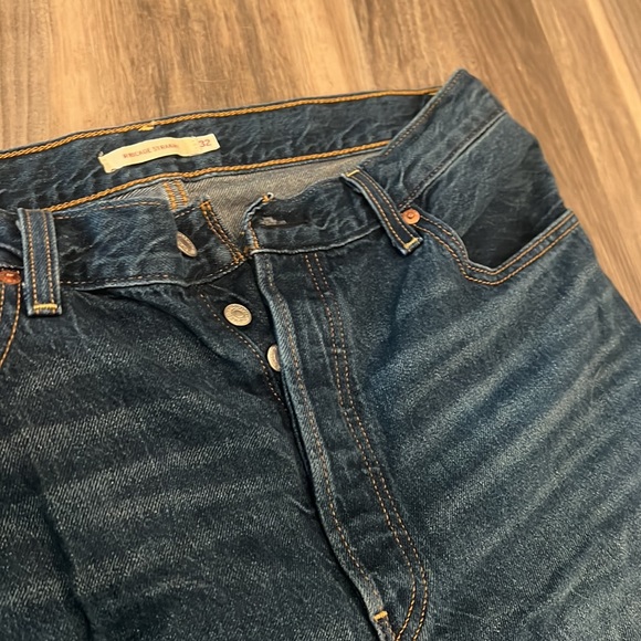 RIBCAGE STRAIGHT DARK BLUE LEVIS - Picture 5 of 8